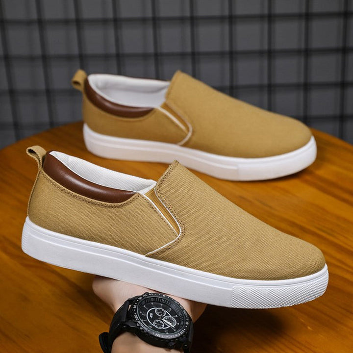 Skanto | Slip-On Sko laget av lerret for menn