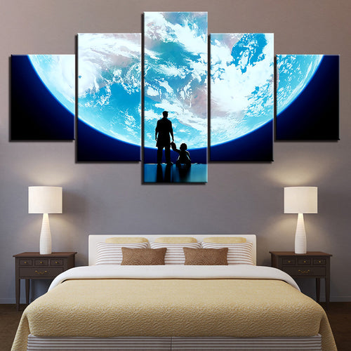 Big, Big World - Lerret Veggkunst Maleri | Skanto