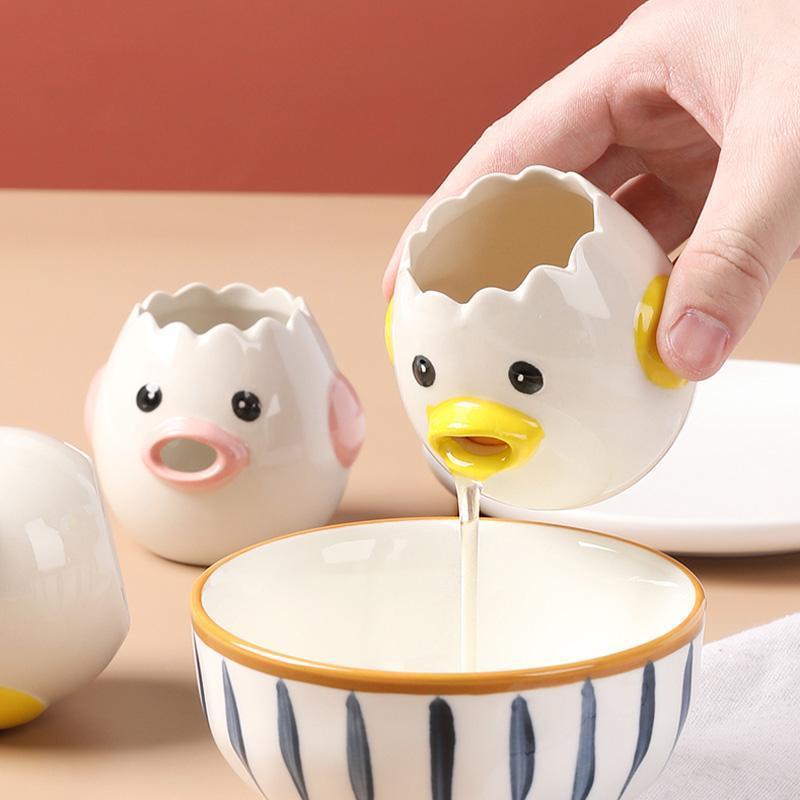 Cartoon Eggeplomme Hvit Separator | Skanto