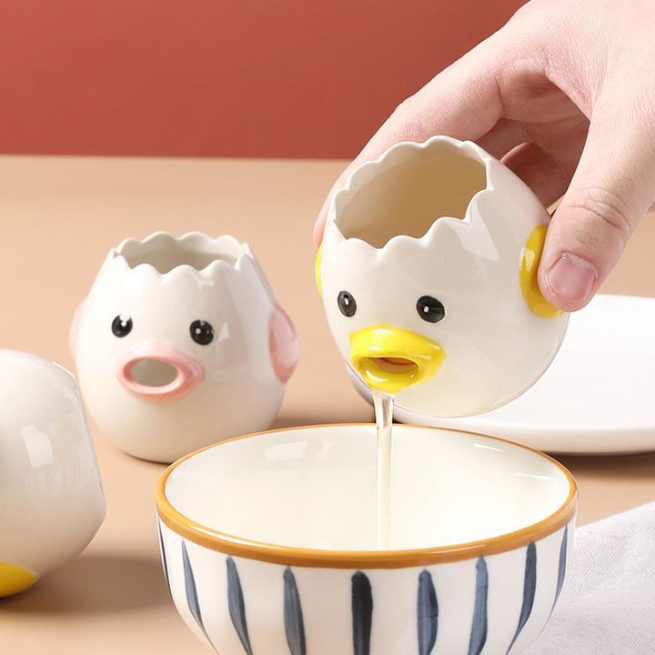 Cartoon Eggeplomme Hvit Separator | Skanto