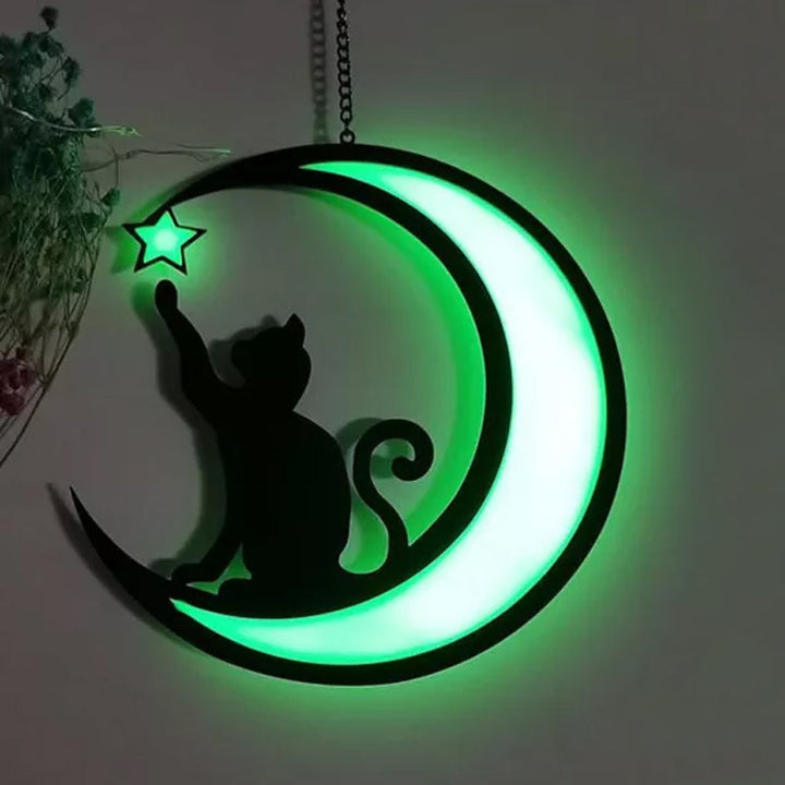 Skanto | Moon Black Cat Dekorasjoner