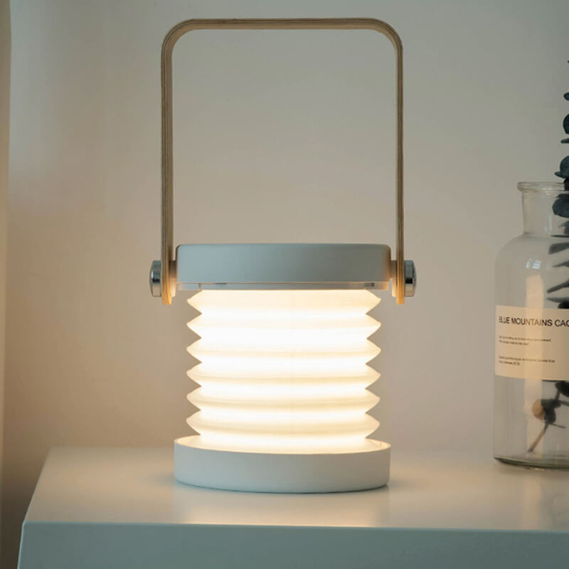 Skanto | Lantern lampe nattlys kreativ sammenleggbar bærbar LED bordlampe