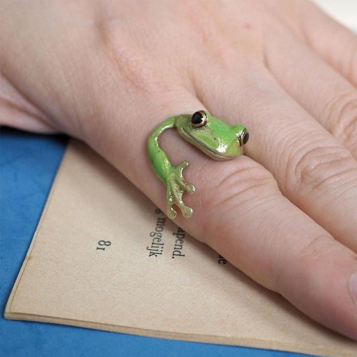 Skanto | Nyeste-tree Frog Ring Øredobber