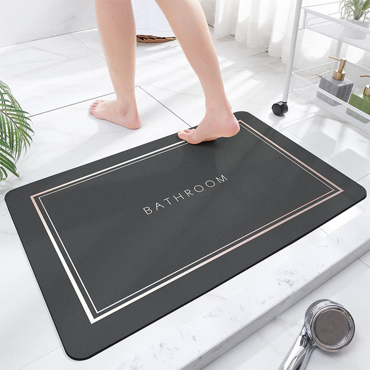 Minimalist Super Absorbent Quick Drying Bath Mat | Skanto