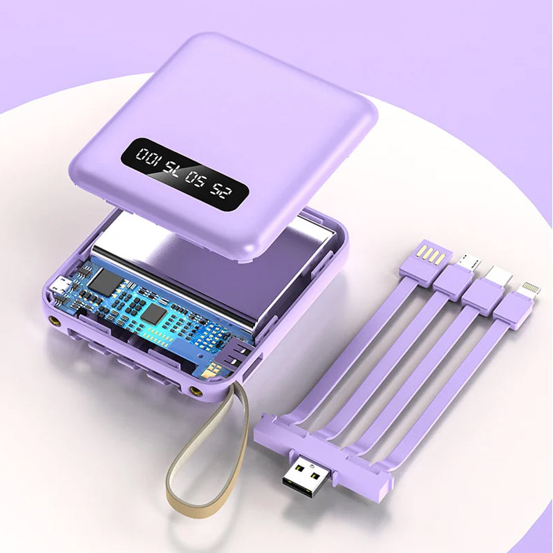 Skanto | 4-i-1 Power Bank Hurtigladning
