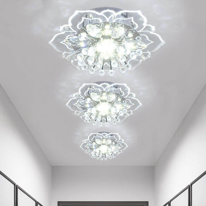Karnz GlowPetal | LED krystall stift lampe | Blomstform, RGB Fargeveksling & energieffektiv