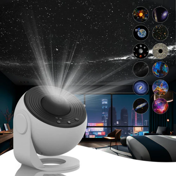 Skanto | Celestial Dreams: 360° Planetarium Galakseprosjektor - Full rom dekning