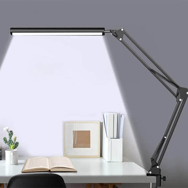 Skanto | LED Foldbar Lang Arm Klips Øyevern USB Leselampe