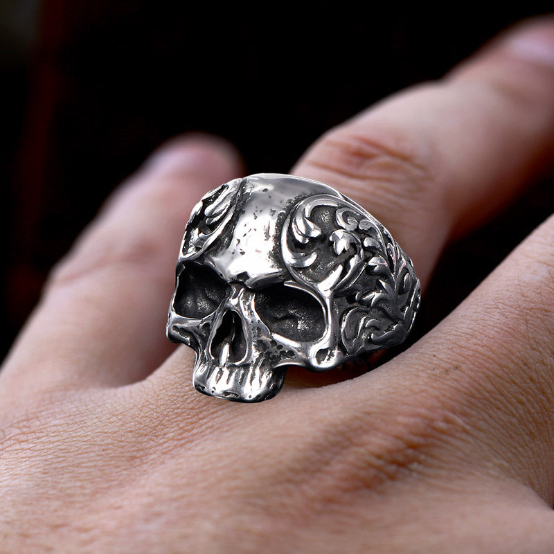 Skanto | Punk Stil Titan Hodeskalle Ring