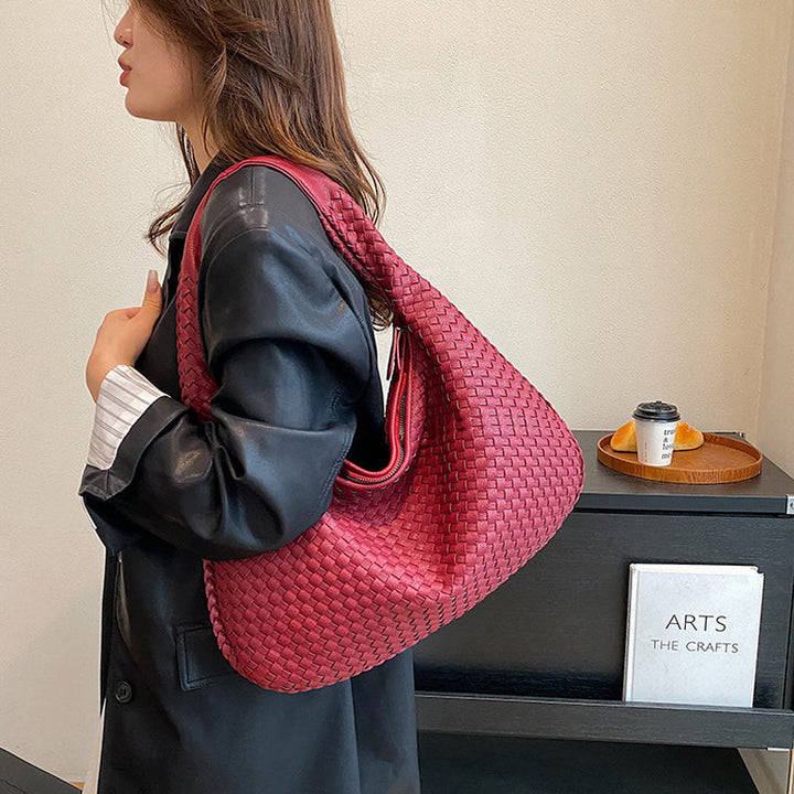 Elegant vevd bag for kvinner | Skanto