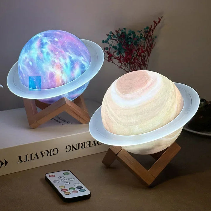 Skanto | Galaxy Saturn Bluetooth Høyttaler med Nattlys