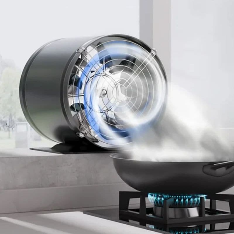 Kraftig Stille Extractor Vifte – Forbedre Luftkvalitet og Fjern Røyk og Lukt for Kjøkken og Kontor | Skanto