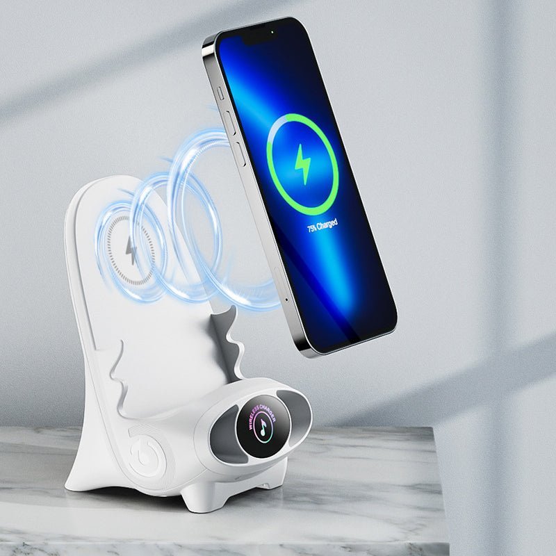 Skanto | Multifunksjonell telefonholder - Hurtiglading - Ergonomisk design - Praktisk og stilig