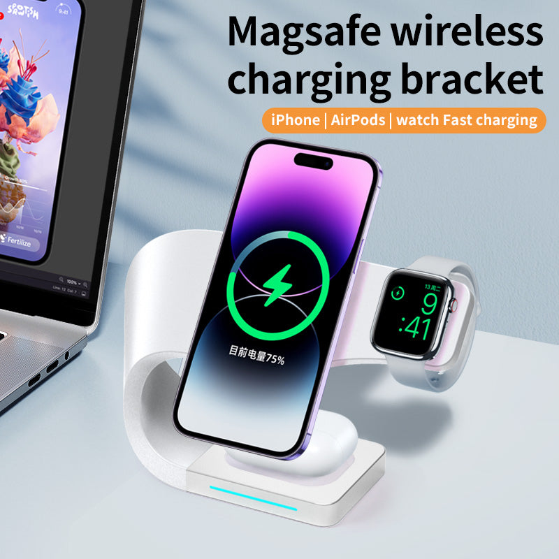 Skanto | Hurtigladende kompakt iPhone magnetisk ladestasjon