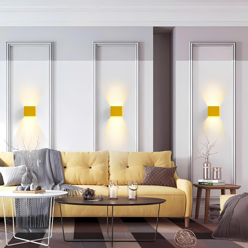 Skanto | Modern Firkantet LED Vegglampe