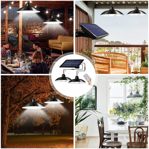 LumiFlex – Solenergi Pendellampe for Hage og Interiør Skanto
