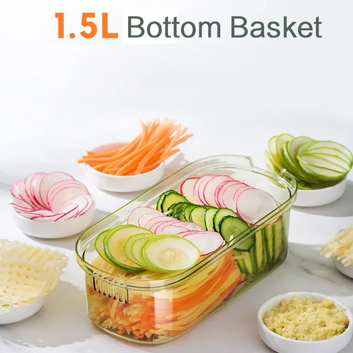 Multi-Purpose Grønnsaksskiver Kuttersett | Skanto