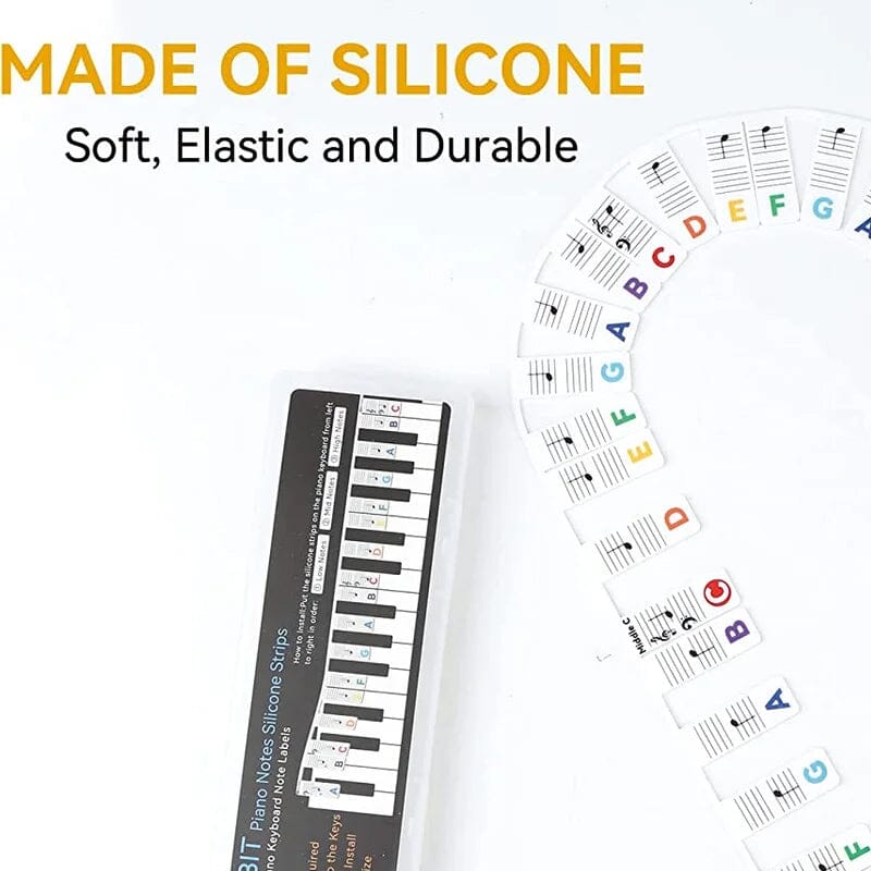 Skanto | Avtagbar Pianotastatur Notelabel
