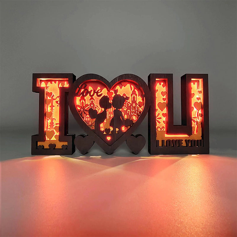 Valentinsdag 3D Treutskjæringer Ornamenter | Skanto