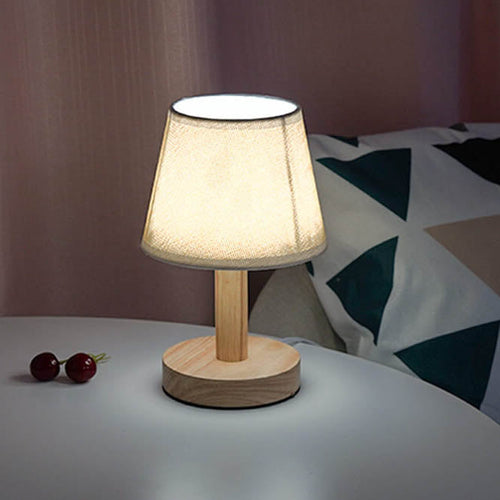 Skanto | Vintage Lin Futteral 1-Lys LED Bordlampe