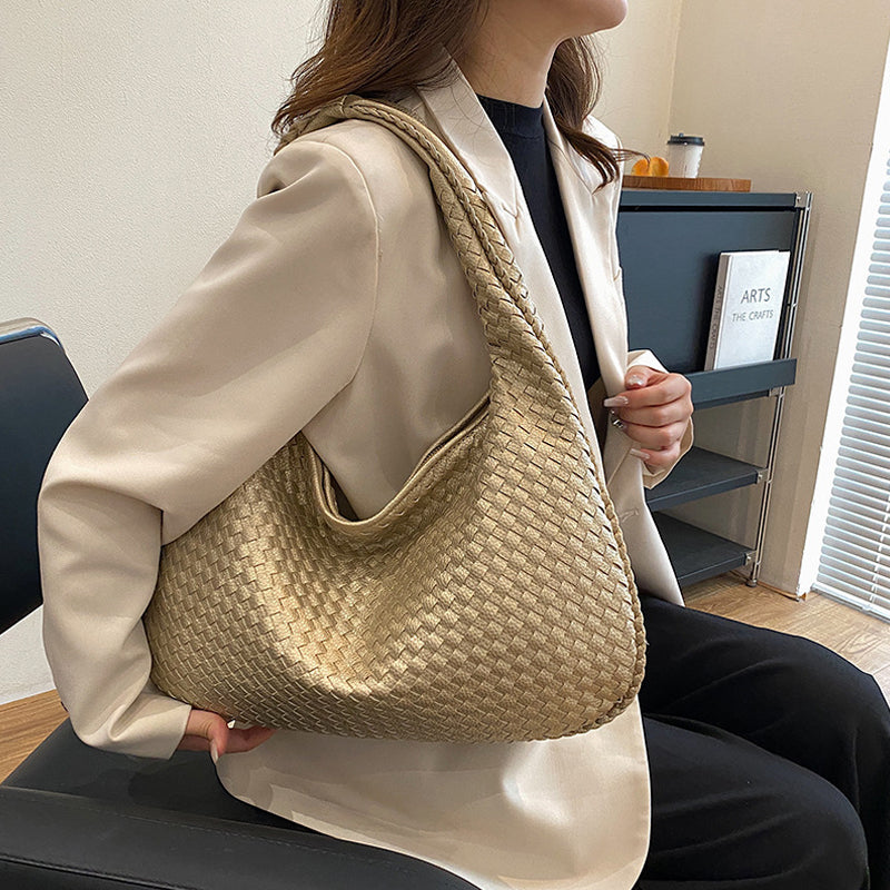 Elegant vevd bag for kvinner | Skanto