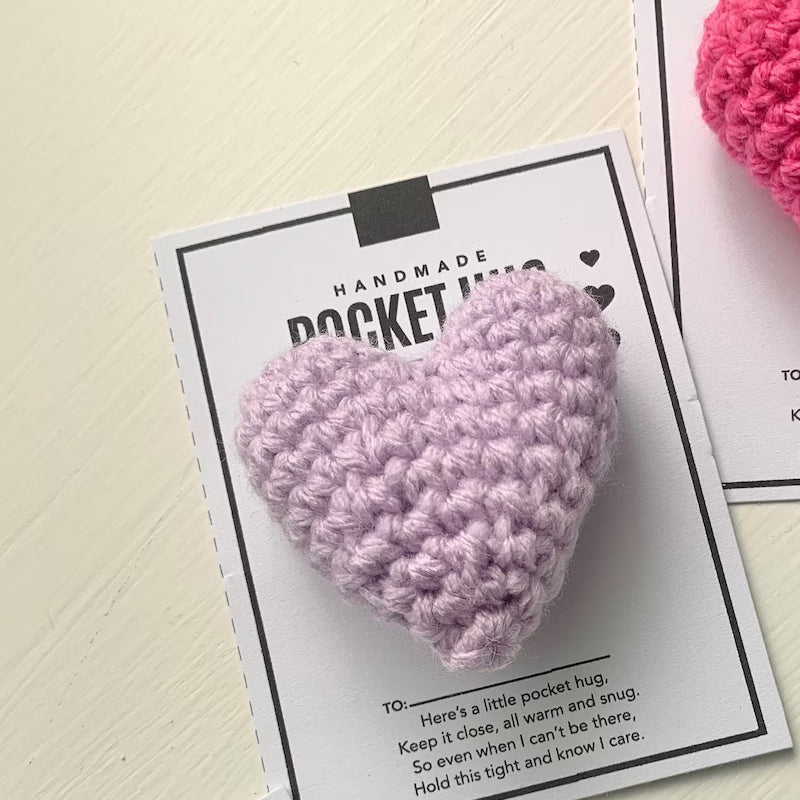 Skanto | Heklet hjerteveske Klem