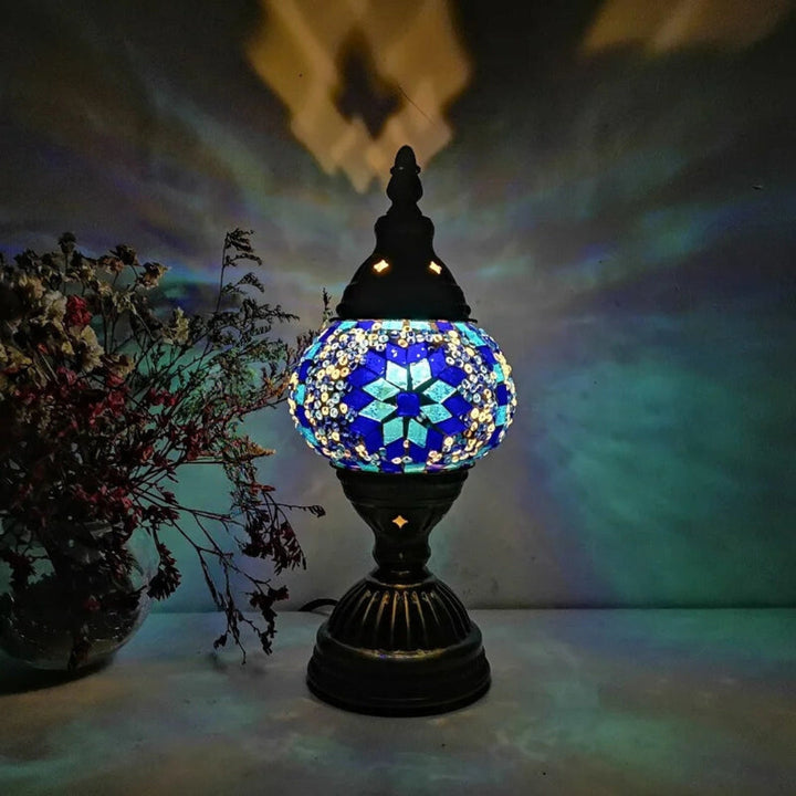 Mosaikk Fargerik Mønster Bordlampe Skanto