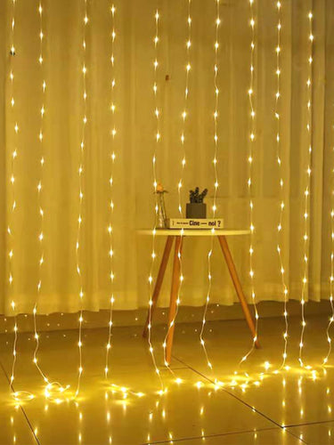 Skanto | 120 LED 2 x 2M Curtain String Lights - New Lighting