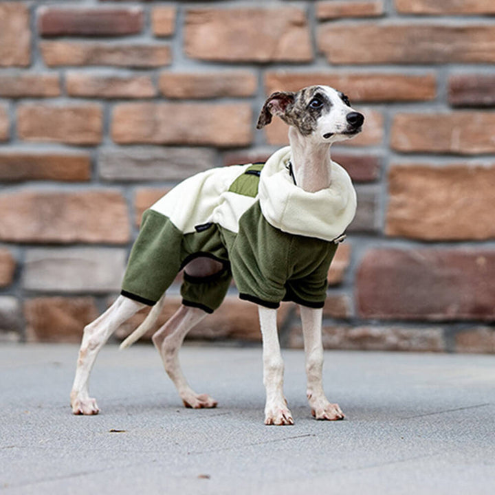 Skanto | Full Protection Polar Fleece Hundedress med Avtagbar Krage