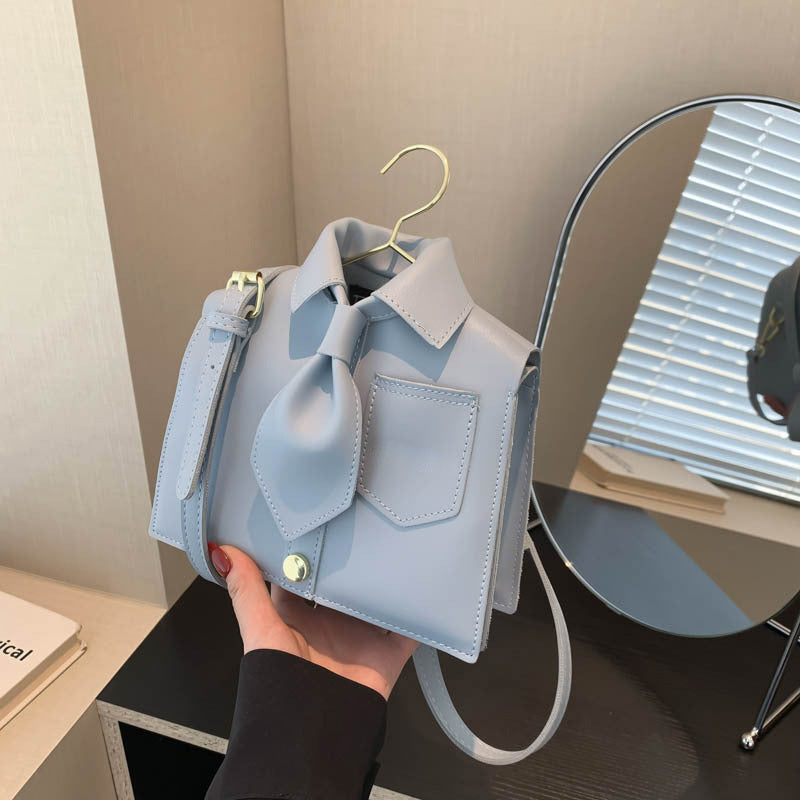 Skanto | Kvinne Enkel Farge Skjorte Design Korsryggveske