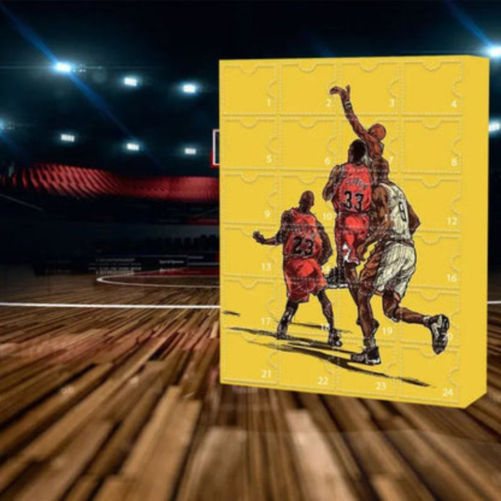 Skanto | BallTrove - Basketball tegneserie dukke nedtelling gaveeske