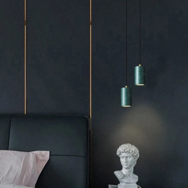 Skanto | Minimalistisk Marmor LED Pendellampe