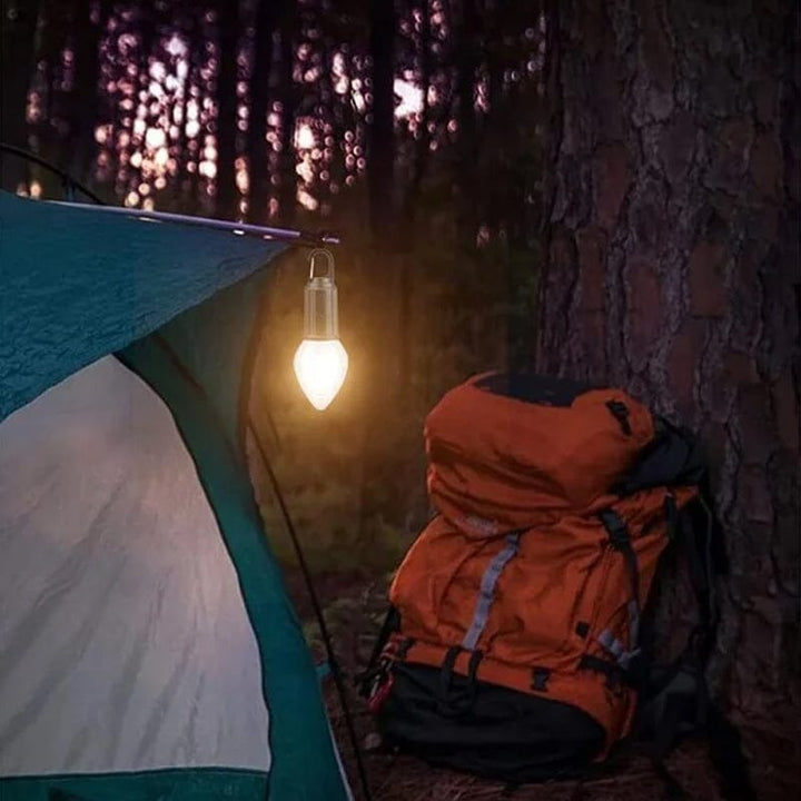 Ny utendørs camping hengende type-C lading retro pære lys | Skanto