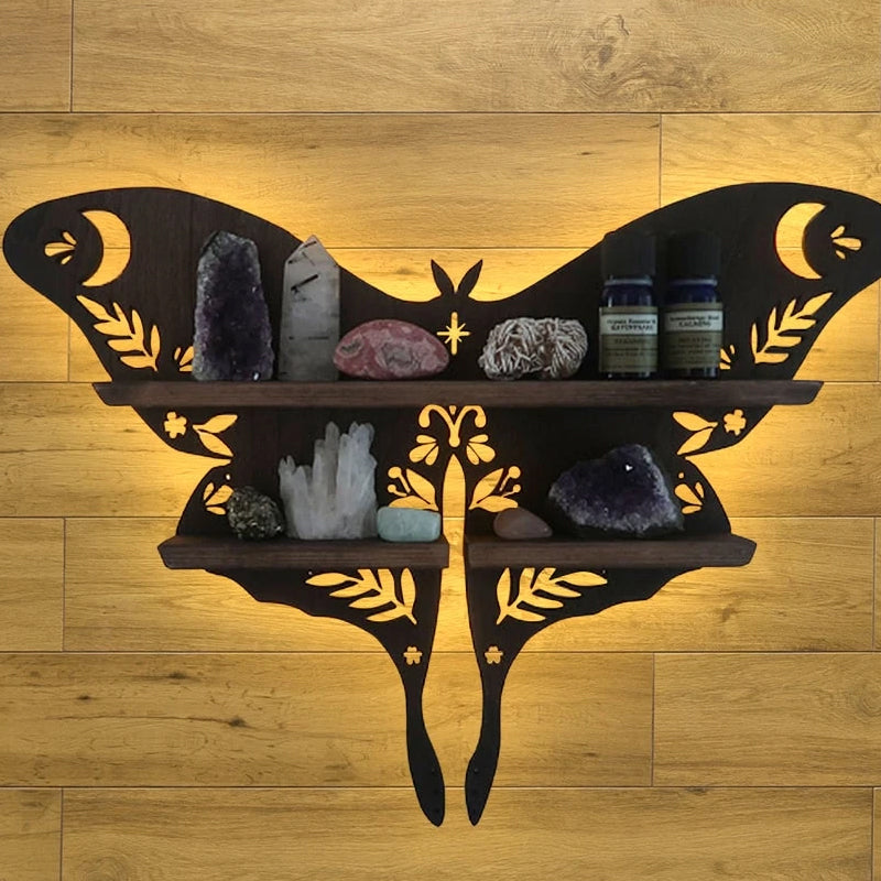 Luna Moth Lampe Krystallhyller | Skanto