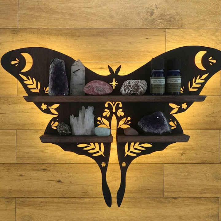 Luna Moth Lampe Krystallhyller | Skanto