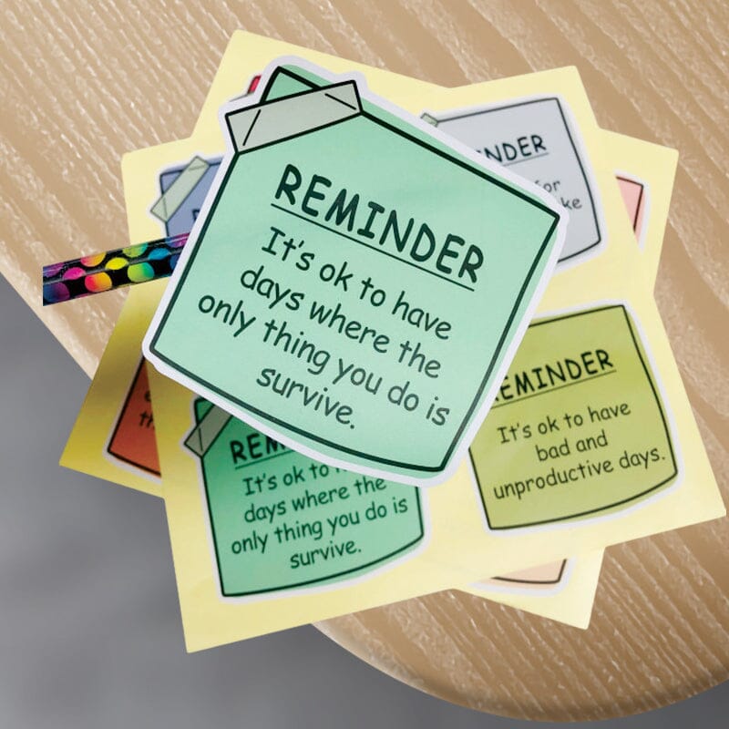 Skanto | Mental Health Sticky Notes Klistremerker (24 stk)