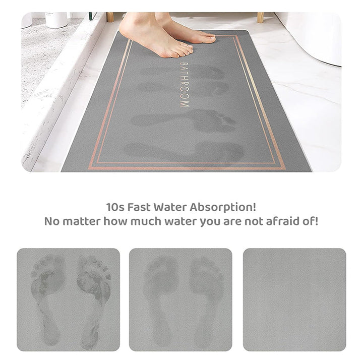 Minimalist Super Absorbent Quick Drying Bath Mat | Skanto