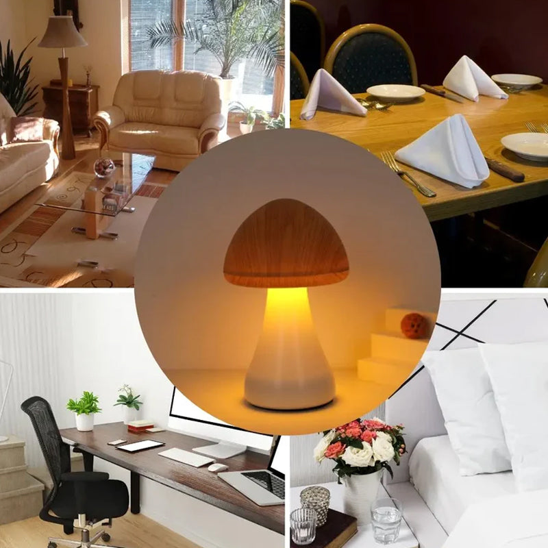 Skanto | LED oppladbar berørings-sopp skrivebordslampe