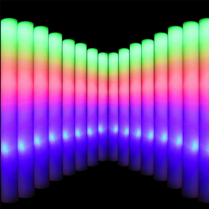 Skanto | LED Fargerik Lysende Svamp Fluorescerende Stang
