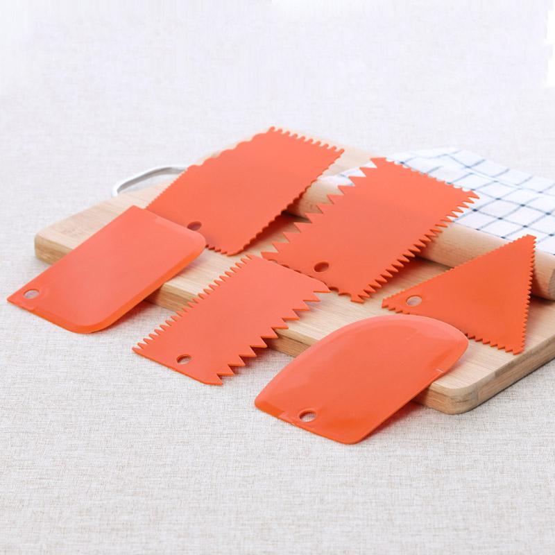 Cake Scraper Edge Decorating Set (6 PCS) | Skanto