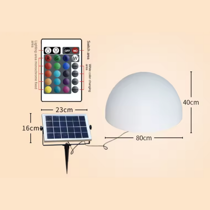 Solar Dome Light Skanto