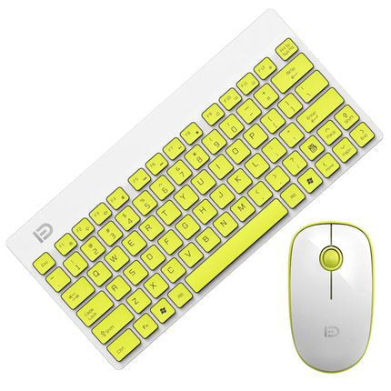 Skanto | 2.4GHz Ultrathin Bærbar Trådløs Tastatur og Mus Combo Med Multimedia Snarveier, Lang Batterilevetid & Ergonomisk Design