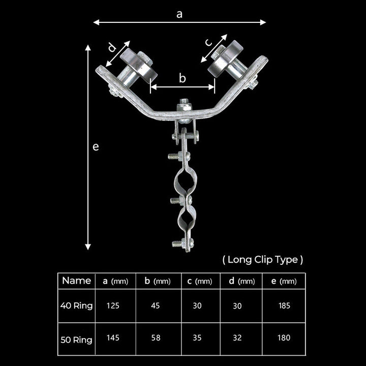 Skanto | Vinkeljern Skinnesnorseil Pulley