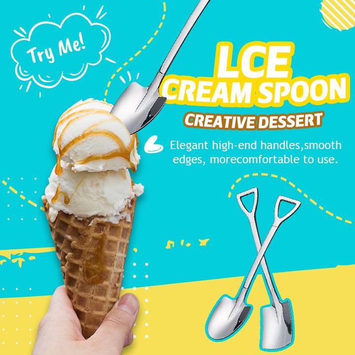Kreativ Dessert Iskrem 304 Rustfritt Stål Spade Skje | Skanto