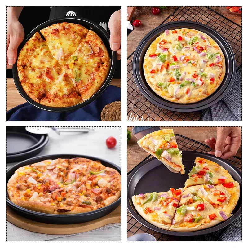 Sett av 3 Pizzapanner Non-Stick Skanto