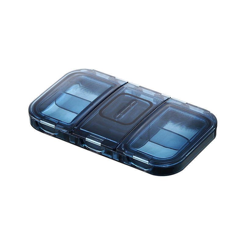 Rektangulær Pill Case Organizer Beholder | Skanto