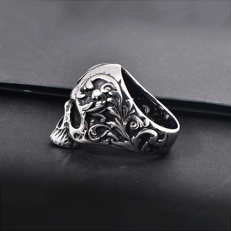 Skanto | Punk Stil Titan Hodeskalle Ring