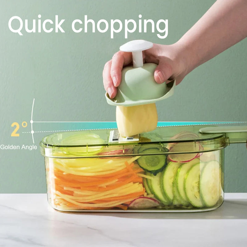 Multi-Purpose Grønnsaksskiver Kuttersett | Skanto