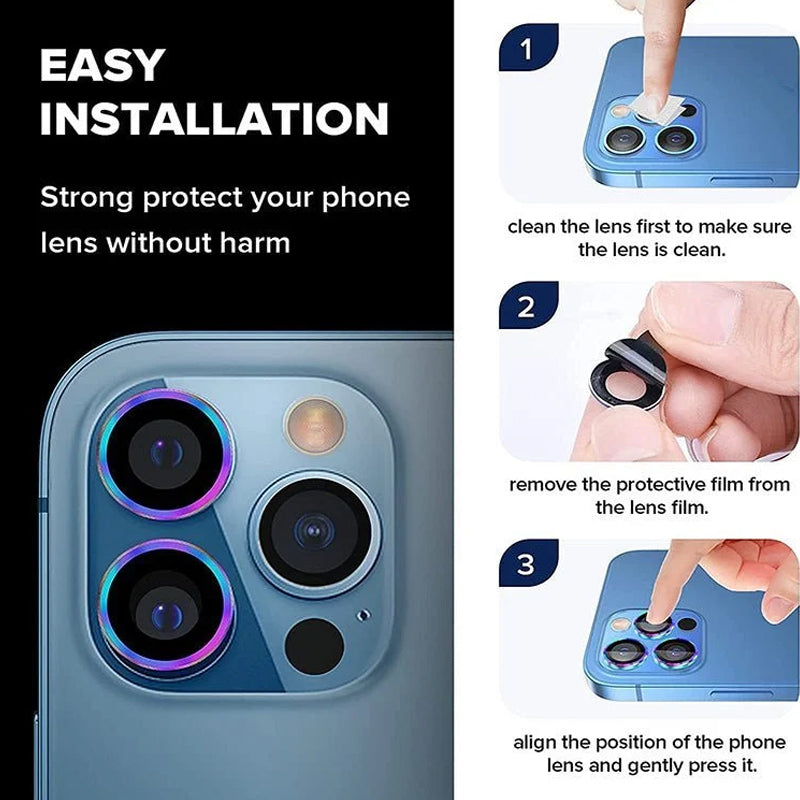 Skanto | Fargerik Safir Linsebeskytter for iPhone