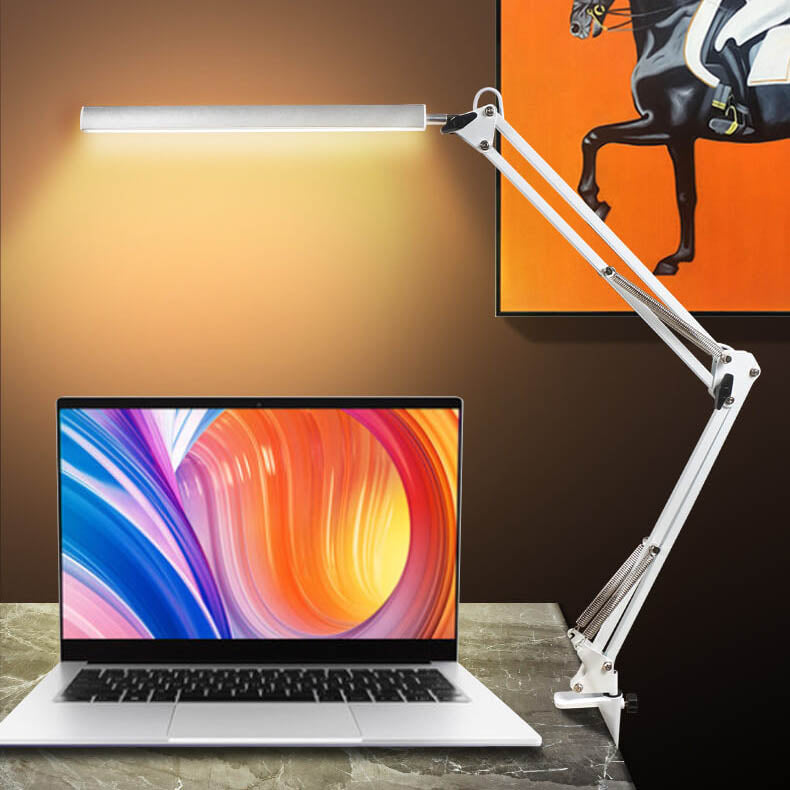Skanto | LED Foldbar Lang Arm Klips Øyevern USB Leselampe